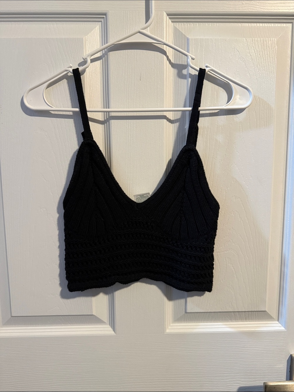 wild fable Black Cropped Knit Camisole